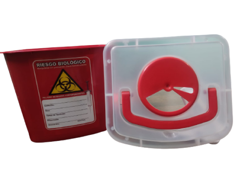 Contenedor tipo lonchera para desechos cortopunzantes 5 Litros (3)